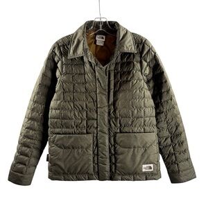 The North Face Green Polyester Quilted Jacket